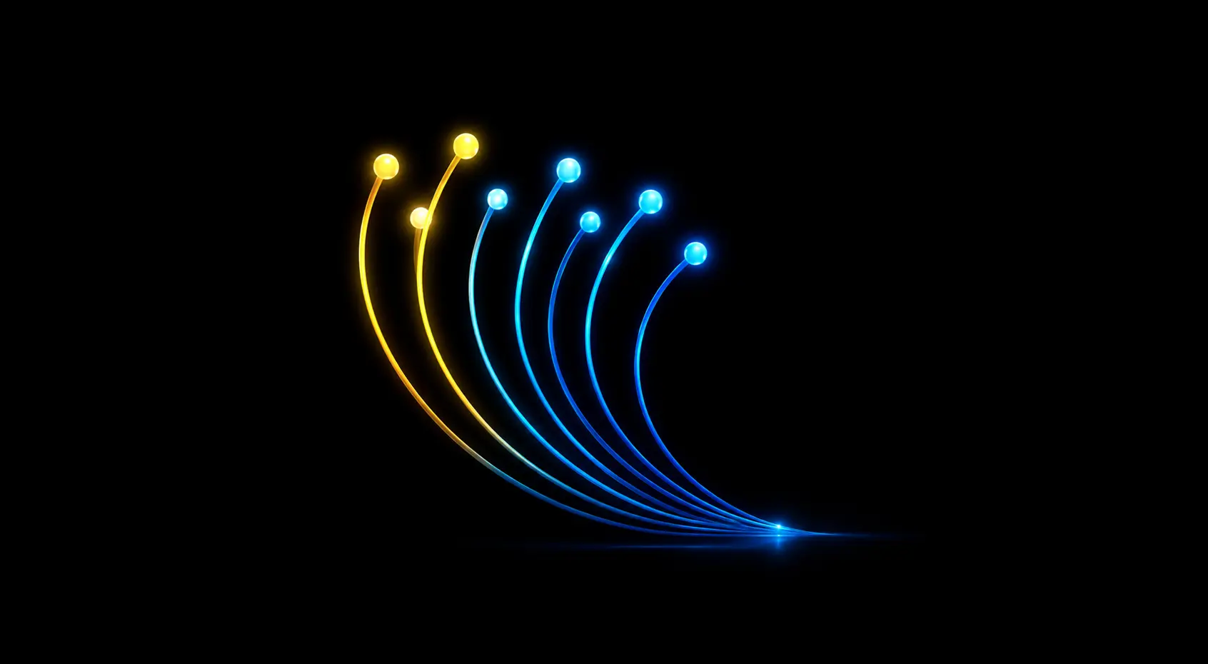Technician installing a fiber optic cable
