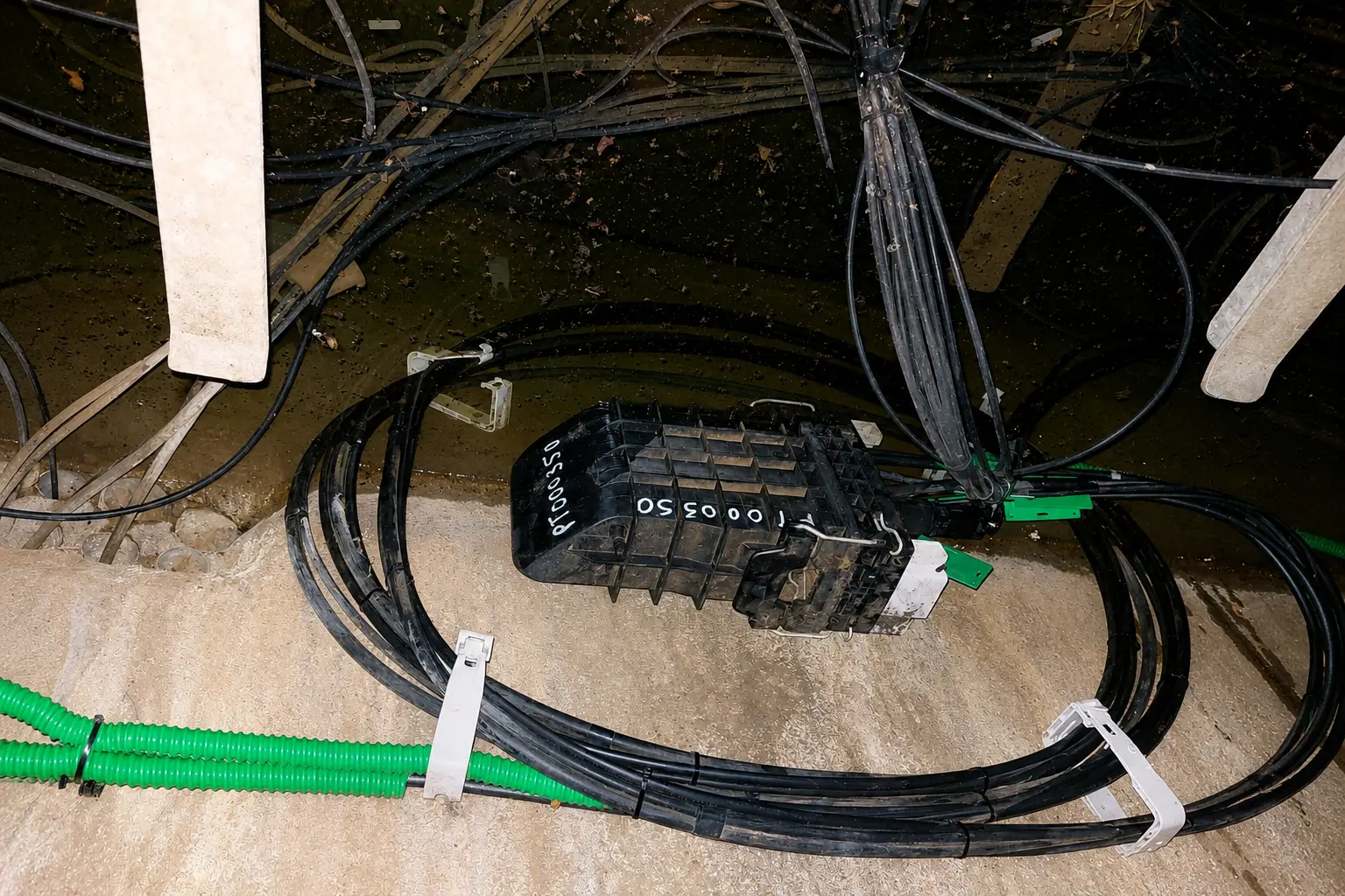 Intervention sur un réseau fibre optique