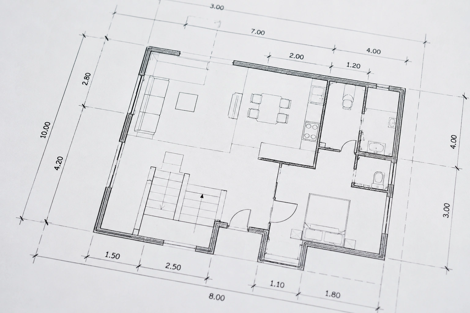 Travaux techniques réalisés pendant la rénovation d'un logement